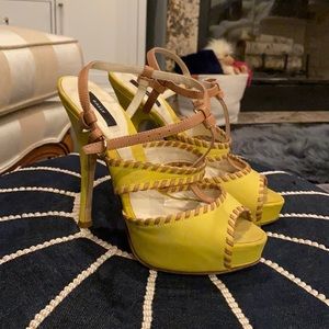 Bally platform shoes size 36